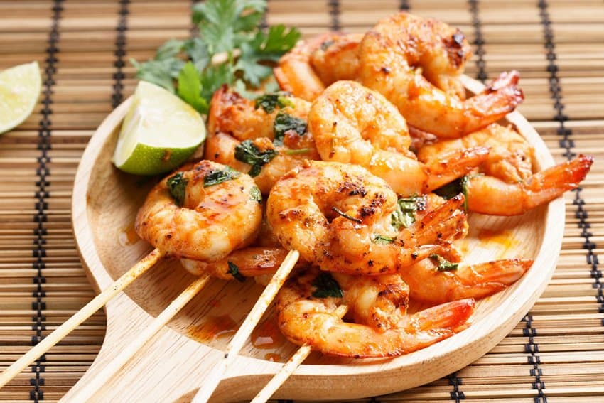 Kushiyaki de gambas