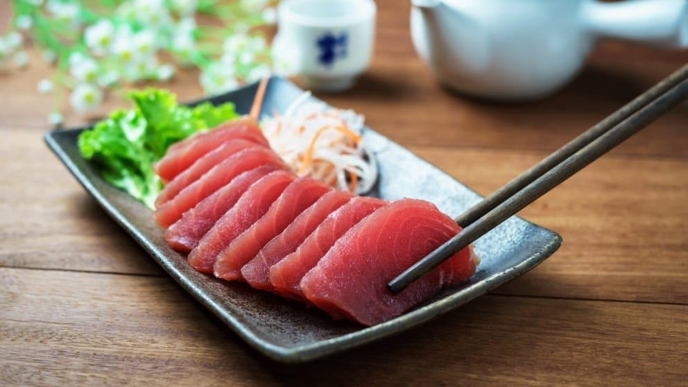 Sashimi de atún