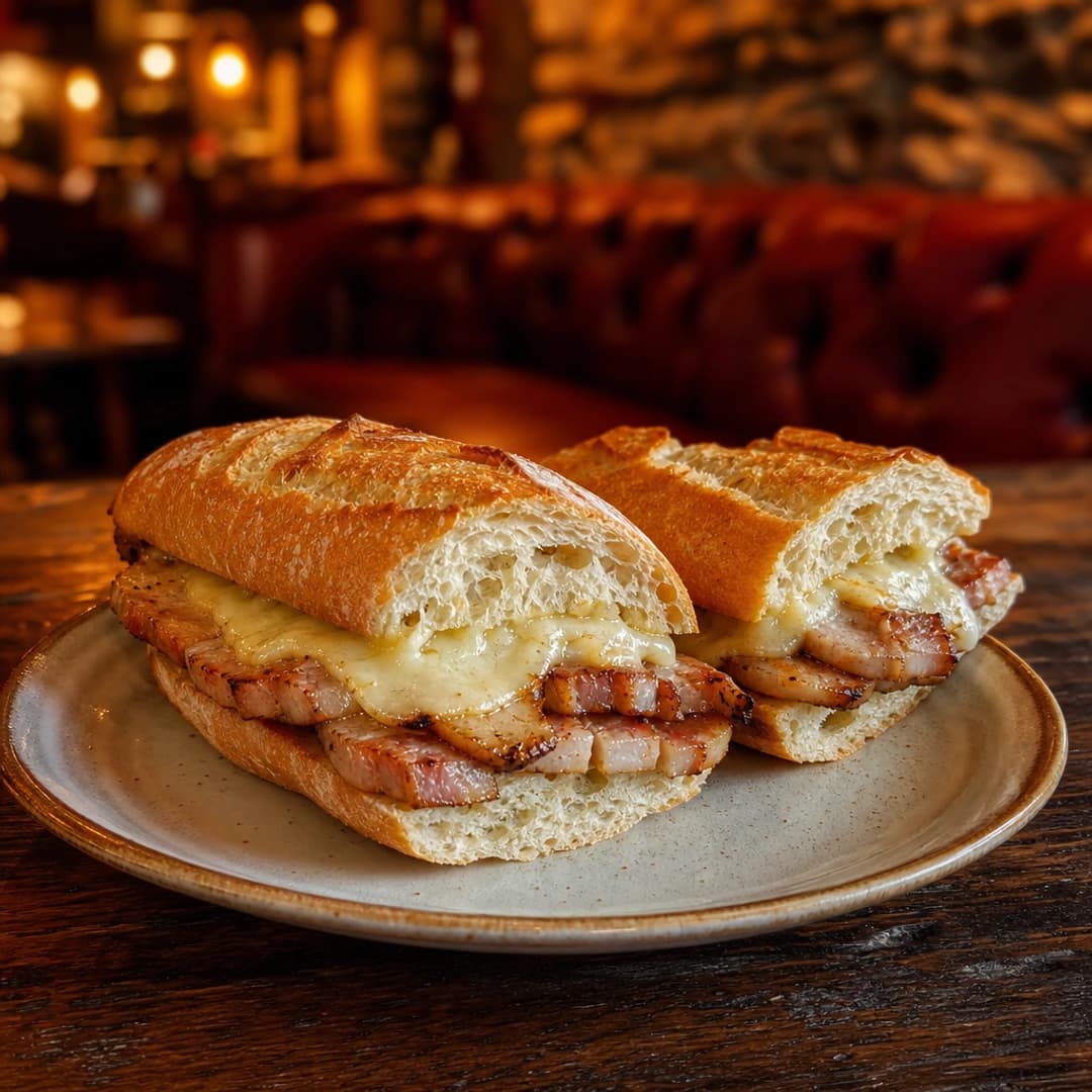 Panceta y queso