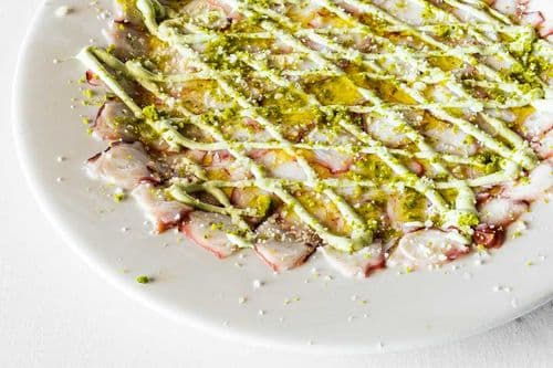 Carpaccio de pulpo
