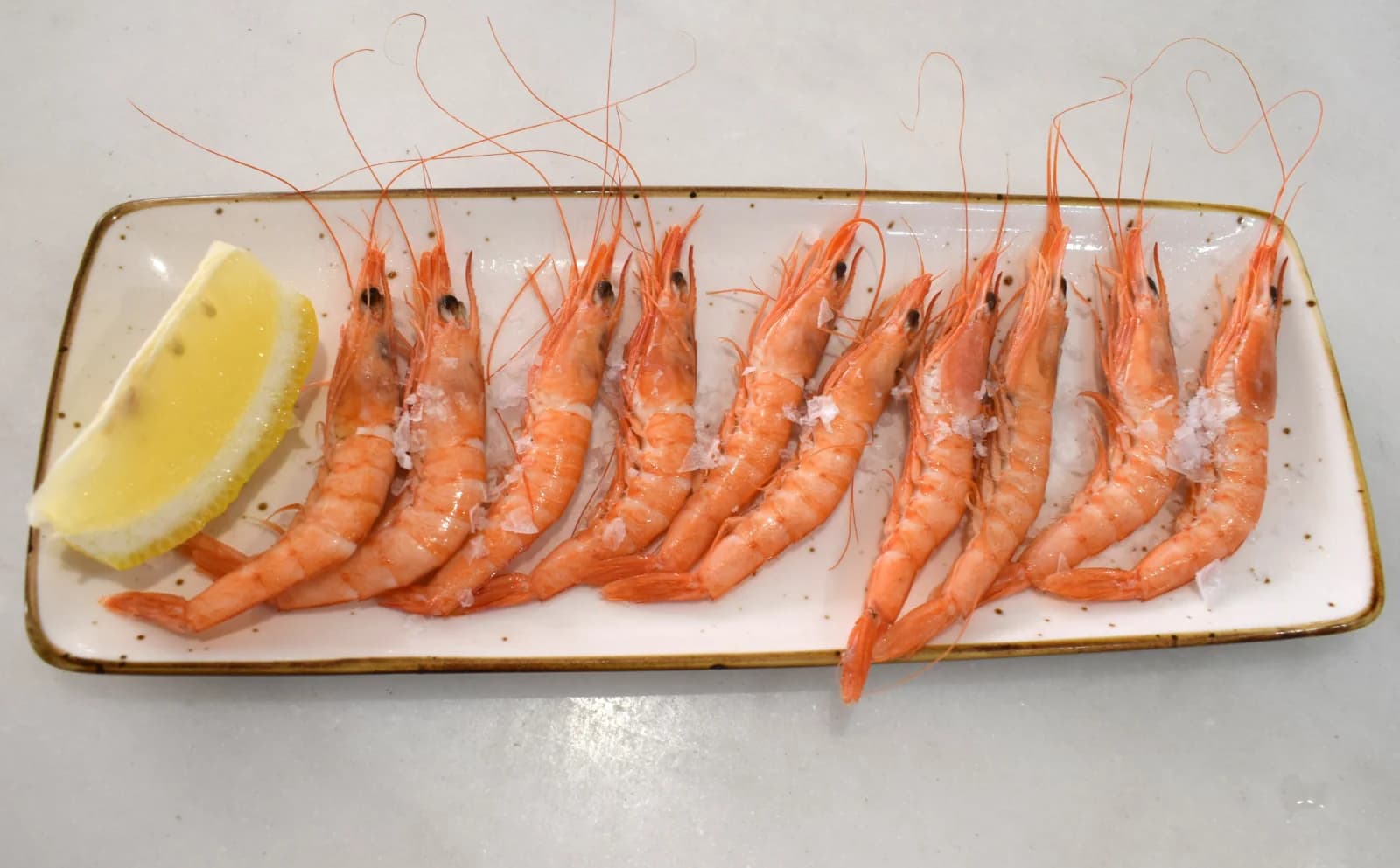 Gambas cocidas