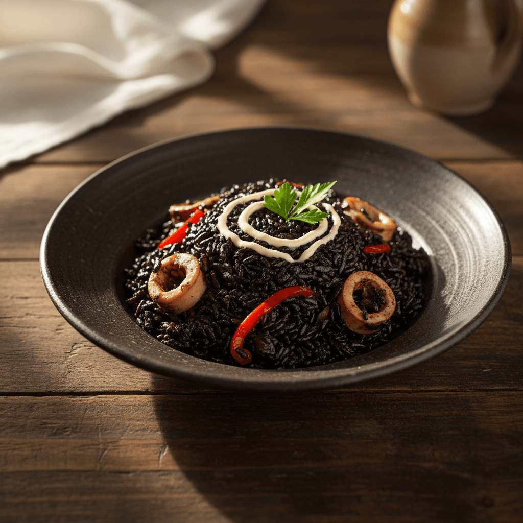 Arroz negro de sepia