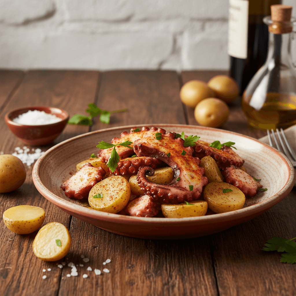 Ensalada templada de pulpo