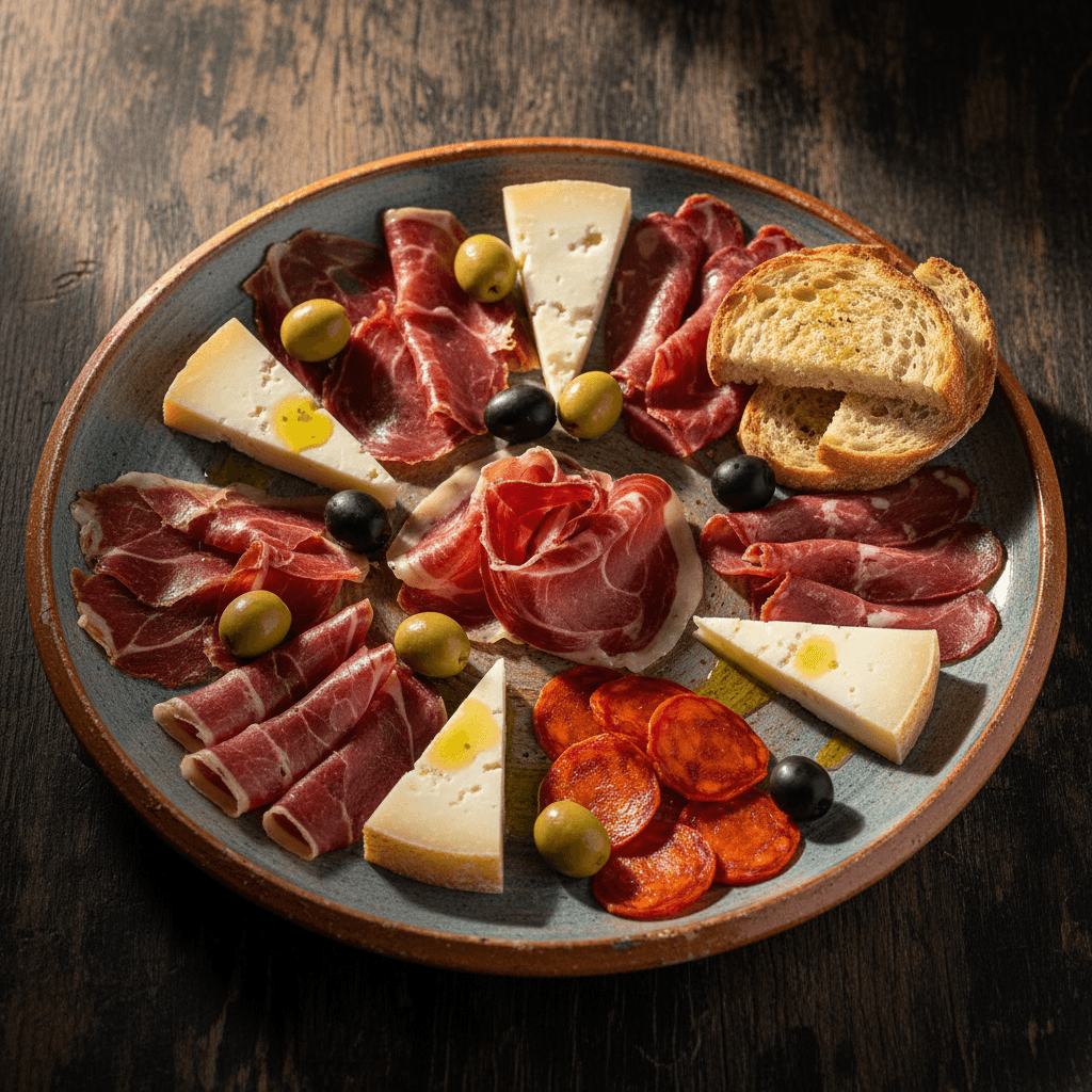 Tabla de ibéricos de bellota