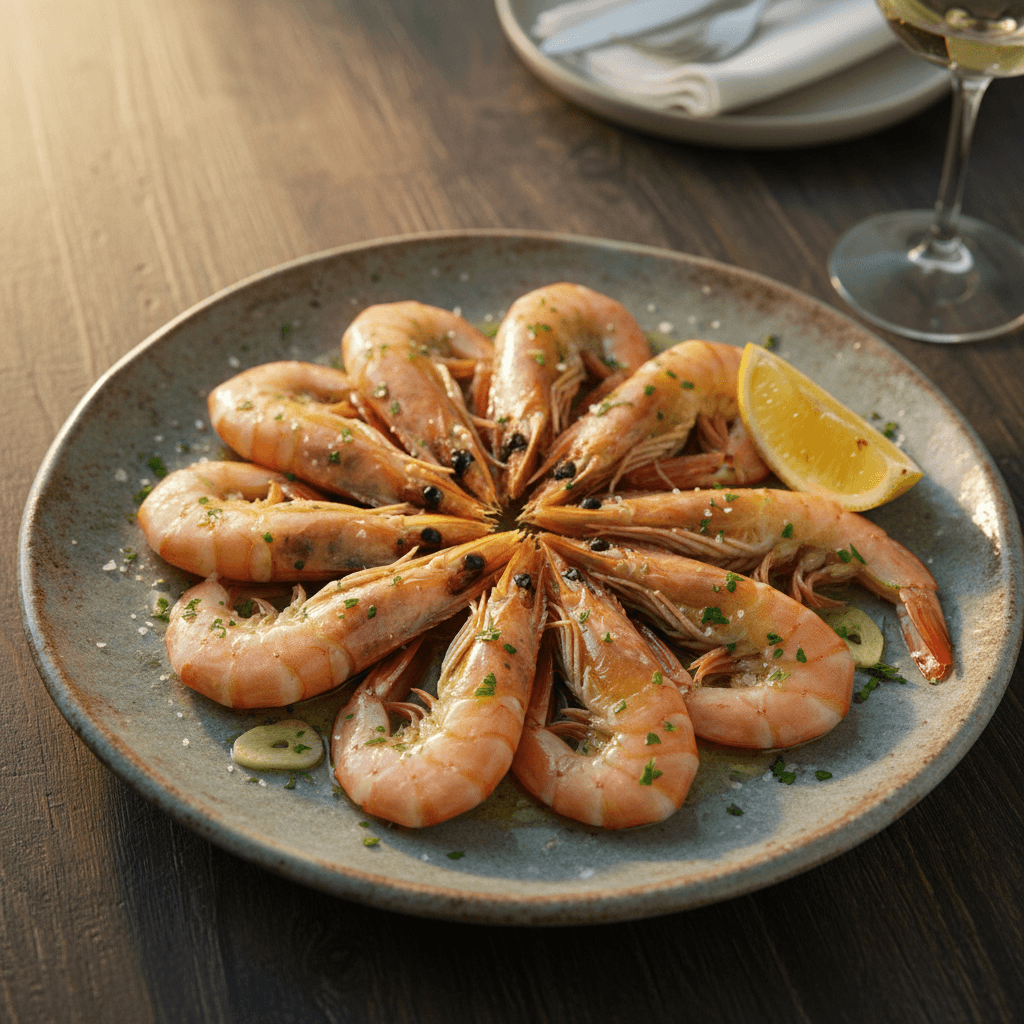 Gamba blanca de Huelva