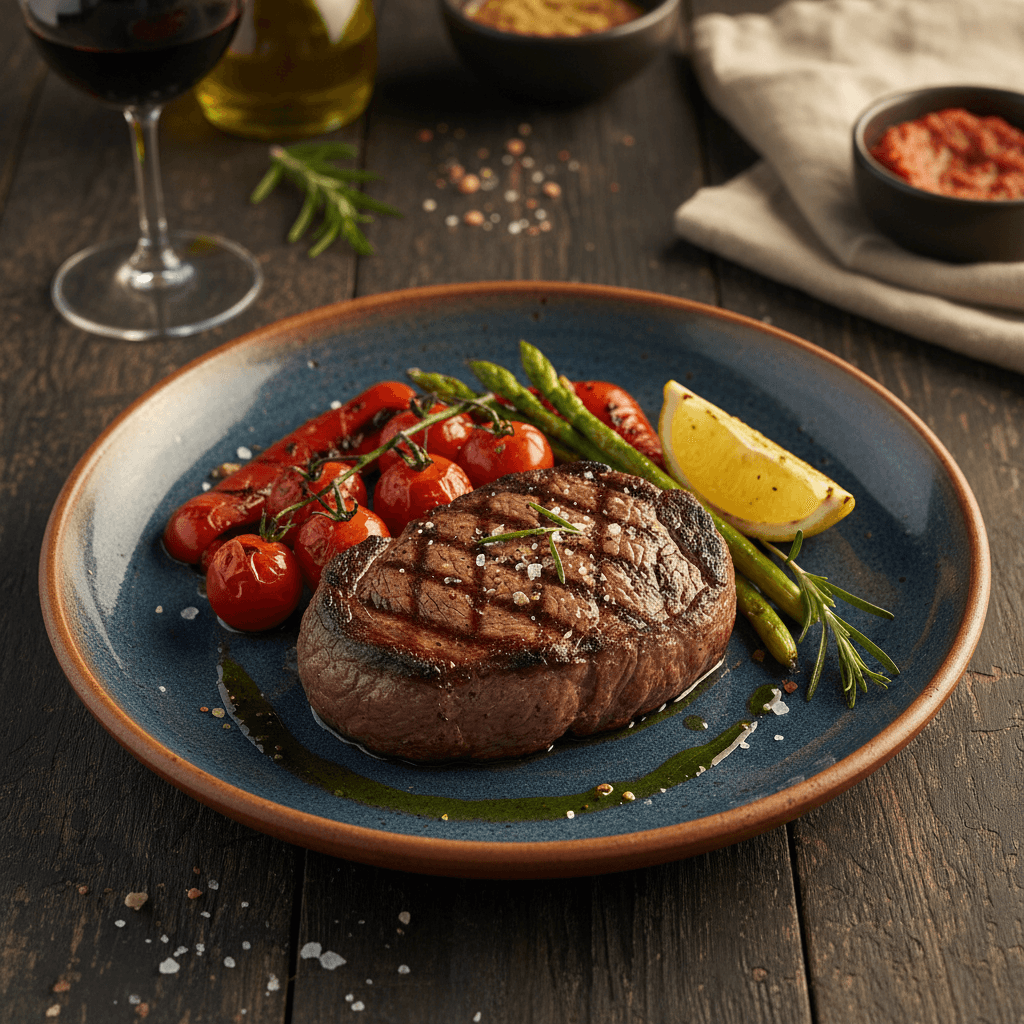 Solomillo de ternera al carbón